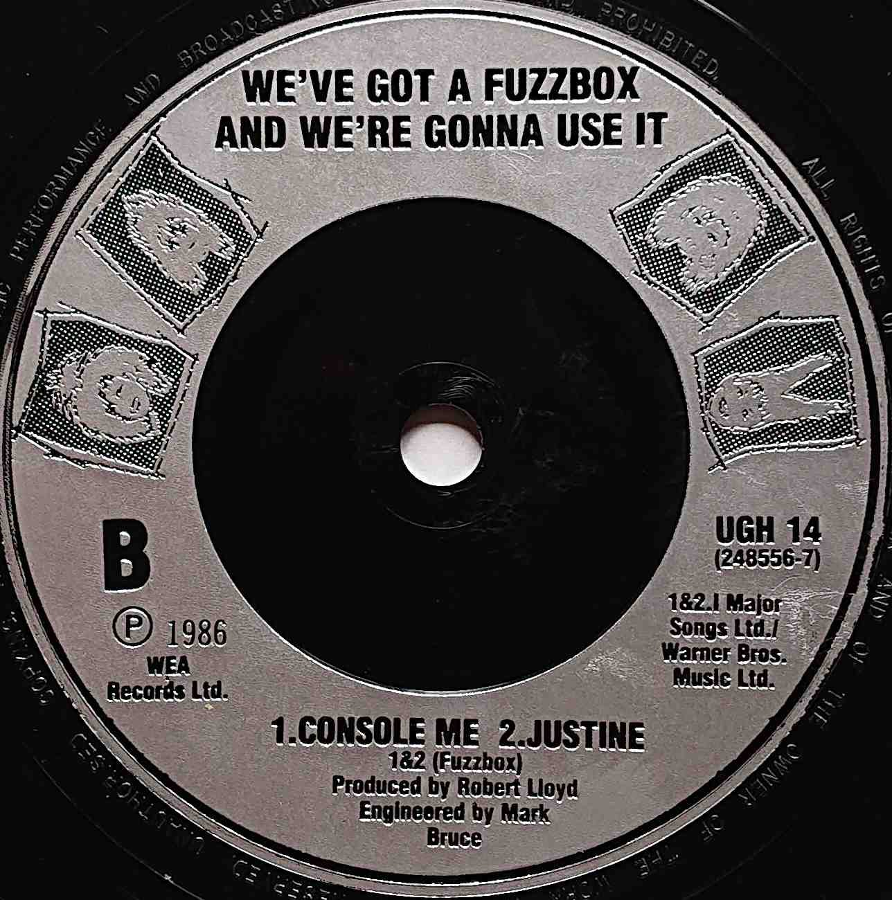 UGH 14 Love is a slug Fuzzbox  Label